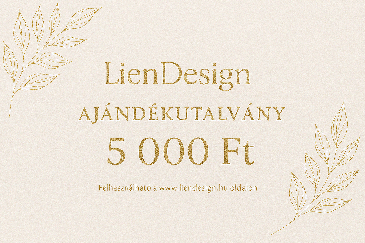 LienDesign Ajándékutalvány