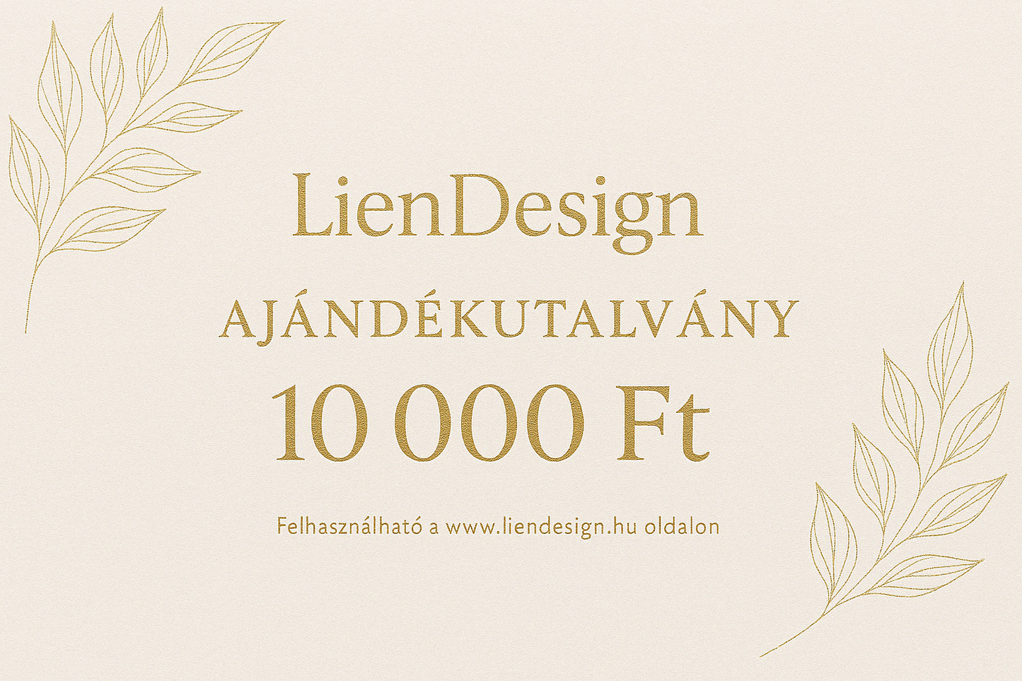 LienDesign Ajándékutalvány